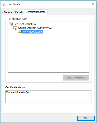 Root certificate