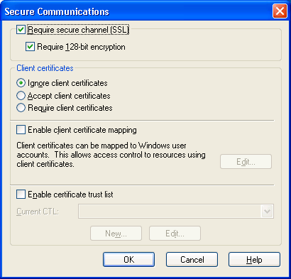 Конфигурация SSL