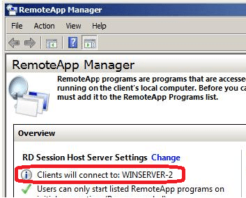 RemoteApp Manager