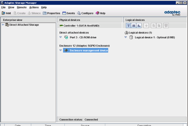 Adaptec Storage Monitor