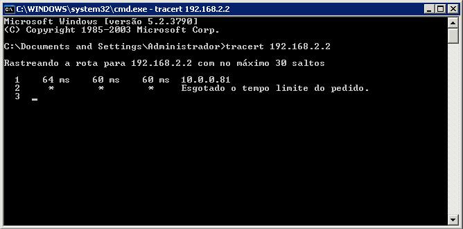 Tracert 192.168.2.2